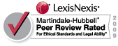 LexisNexis Martindale-Hubble | Peer Review Rated for Ethical Standards and Legal Ability